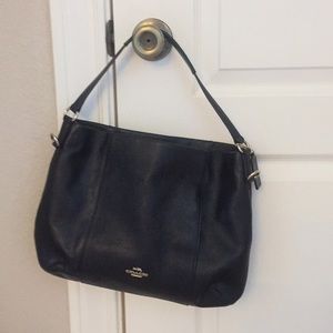 Gorgeous Black Coach bag! EUC!
